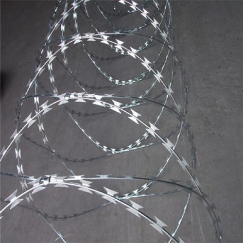 Galvanized razor wire 