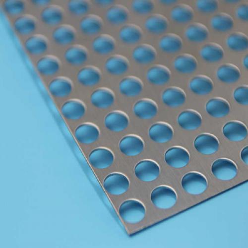 Stainless steel perforated metal