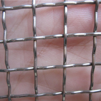 Galvanized crimped woven wire mesh